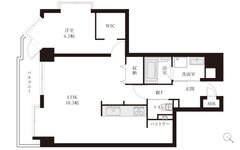 信開ドムス三社 / 間取り