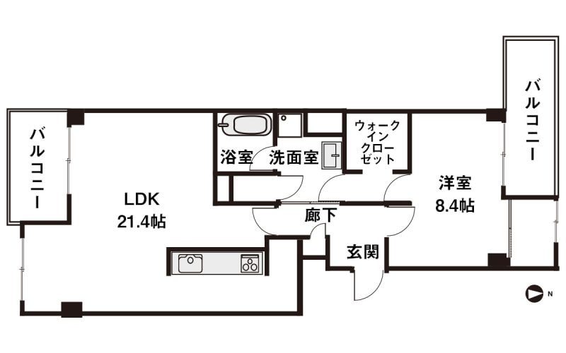 コープ野村武蔵 / 間取り